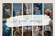 Travel Reel Covers Templates, a Social Media Template by design4social (Thumbnail 2 of 9)