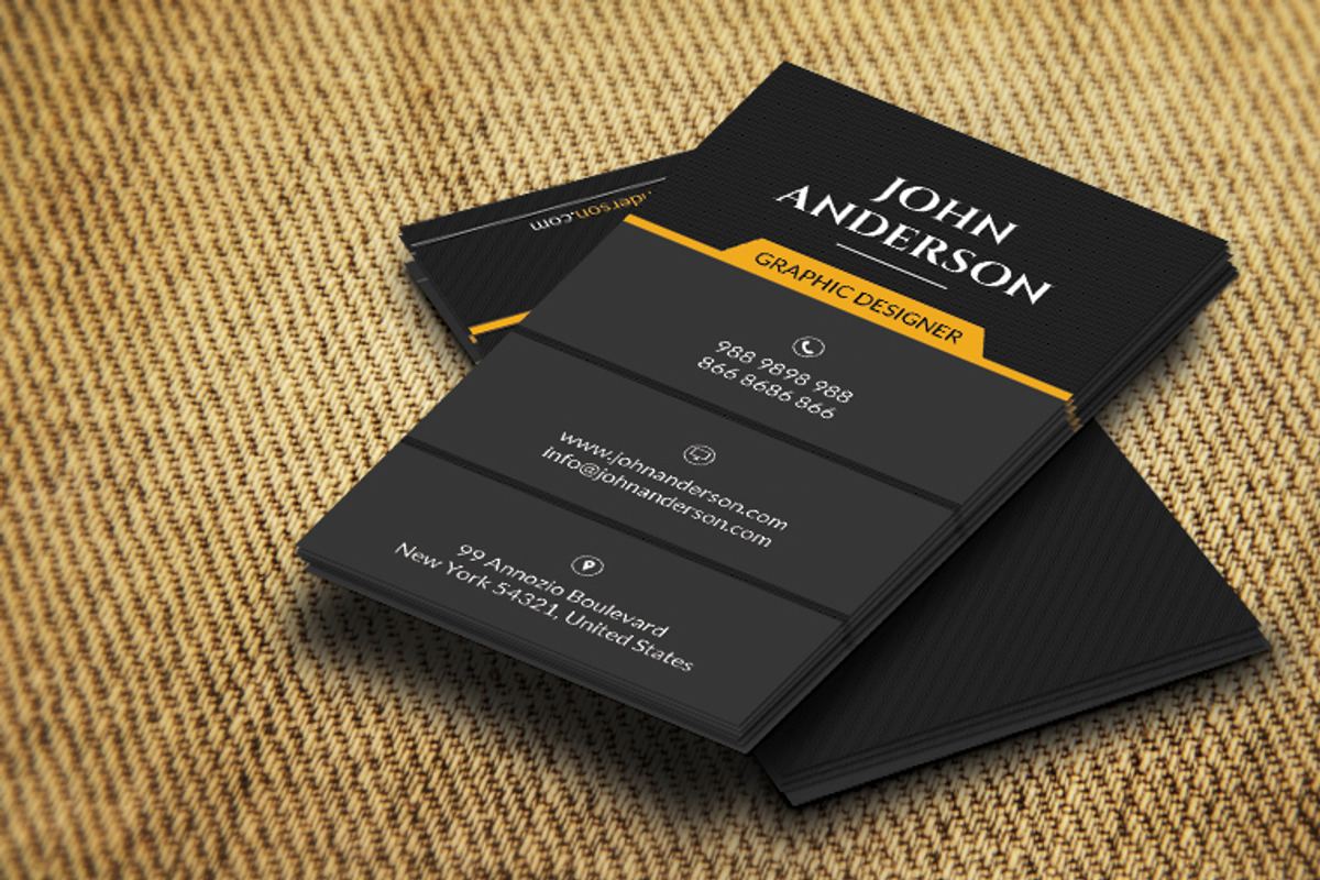 Presonal Business Card CM185, a Business Card Template by annozio (Photo 1 of 3)