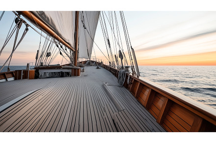 View from the deck of a sailing, a Nature Photo by Sergey Kotenev