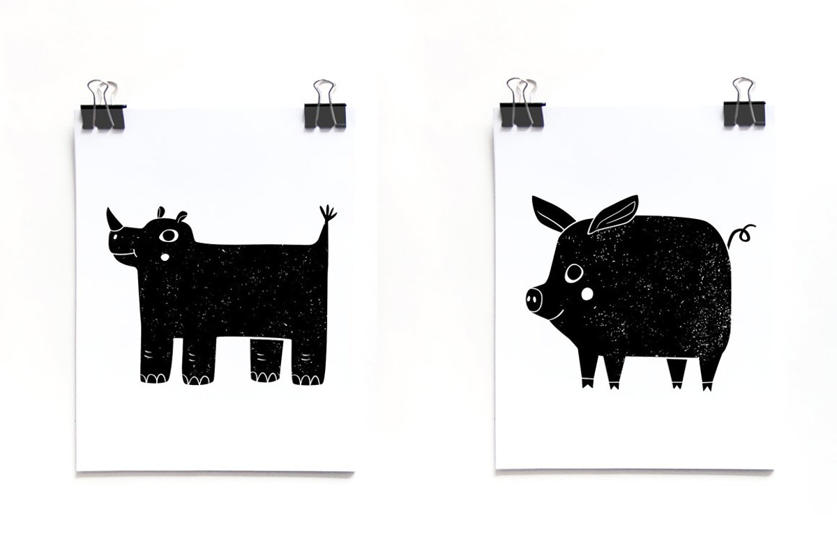 Cute animals BUNDLE, an Animal Illustration by Mii Lab (Photo 10 of 20)