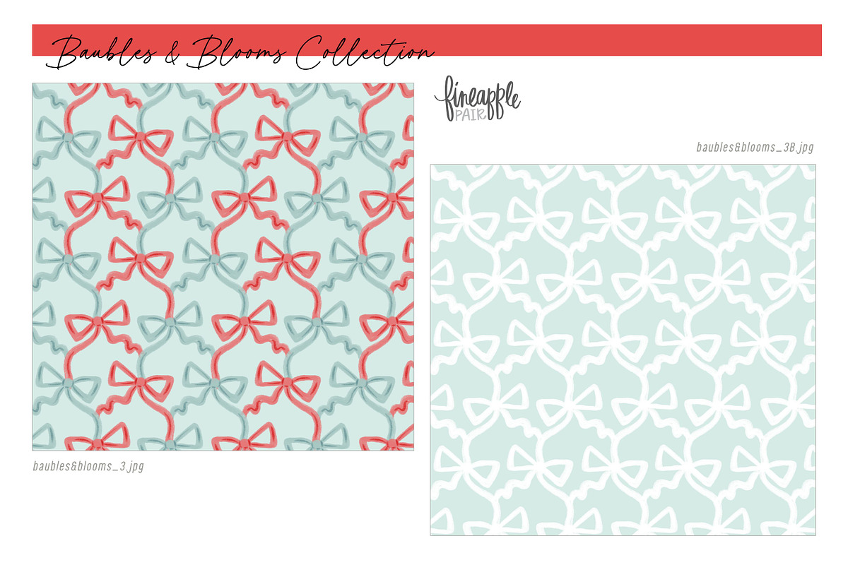 Christmas Digital Paper, a Pattern Graphic by FINEAPPLE (Photo 6 of 9)