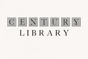 Striped Woodblock Border Font - No07, a Serif Font by Century Library (Thumbnail 4 of 5)