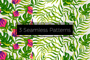 Tropical Design Pack, a Pattern Graphic by Tigrechat Design Lab (Thumbnail 4 of 5)