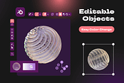 Abstract Glass 3D, an Object 3D Model by kerismaker (Thumbnail 4 of 8)
