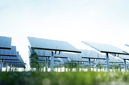 Photovoltaic panels array system., a Technology Photo by Photocreo Michal Bednarek