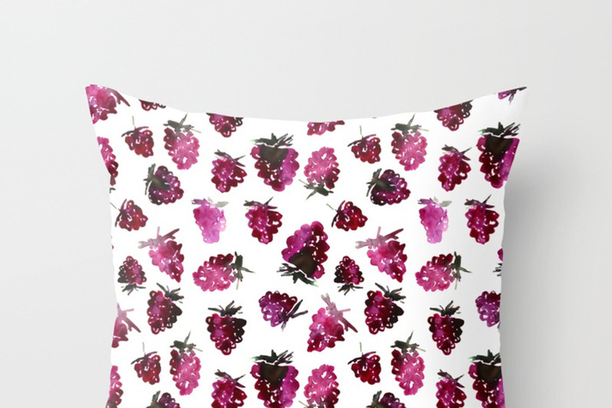Very berry watercolor patterns, a Pattern Graphic by Katerina Tova (Photo 6 of 9)