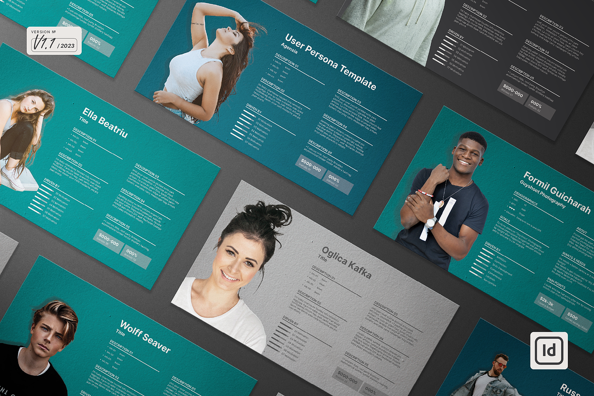Agenzia I User Persona Template +, a Branding & Logo Template by Brand_x Supply Co. (Photo 8 of 22)