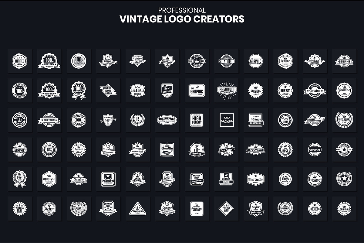 1046 Vintage Logo Creators, a Branding & Logo Template by Toonsteb (Photo 13 of 22)