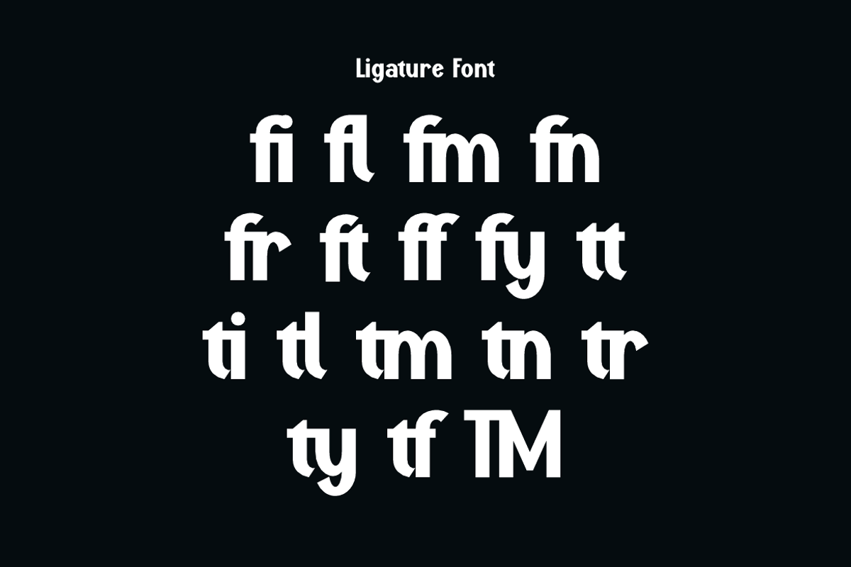 Mono Qaftots Modern Bold Brand Font, a Sans Serif Font by QR Design Studio (Photo 11 of 16)