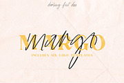 Margo Font Duo w/ 6 Bonus Logos, a Script Font by Jen Wagner Co (Thumbnail 1 of 14)