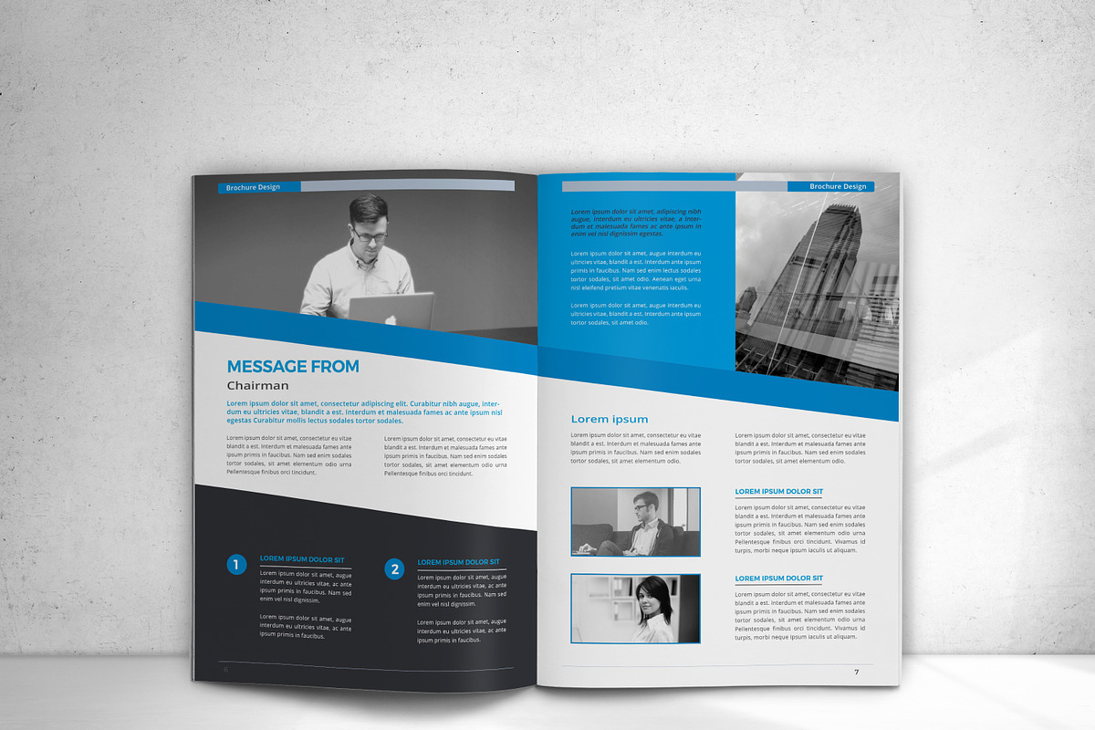 Annual Report, a Brochure Template by design_pick (Photo 8 of 17)