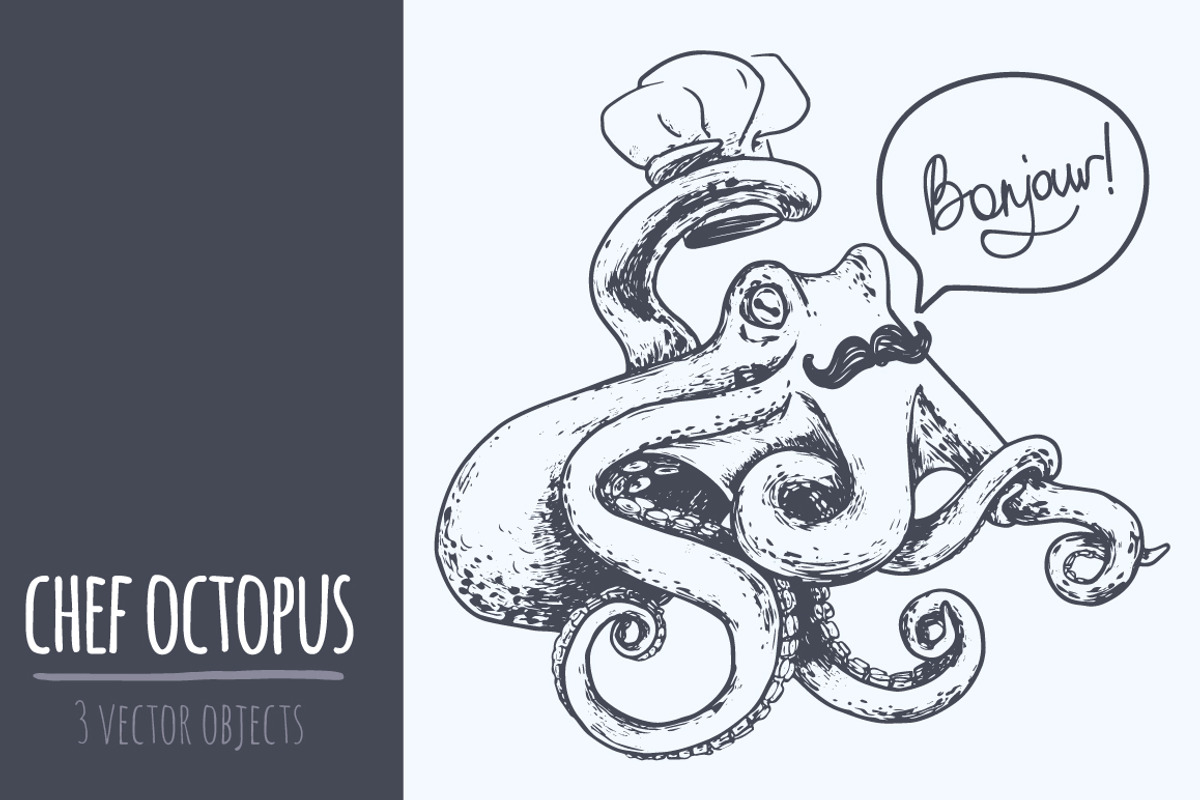 octopus set, an Object Graphic by adi katz (Photo 1 of 3)