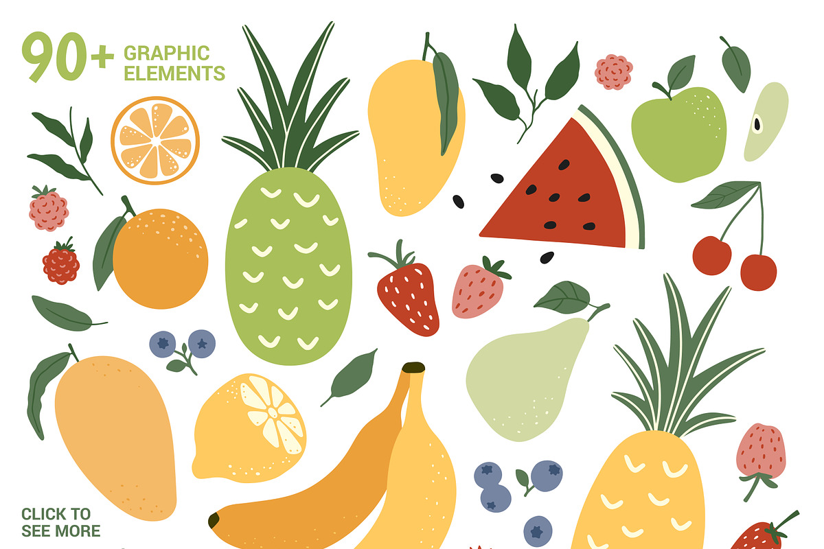 Juicy Fruits, a Pattern Graphic by simpleblues (Photo 9 of 10)