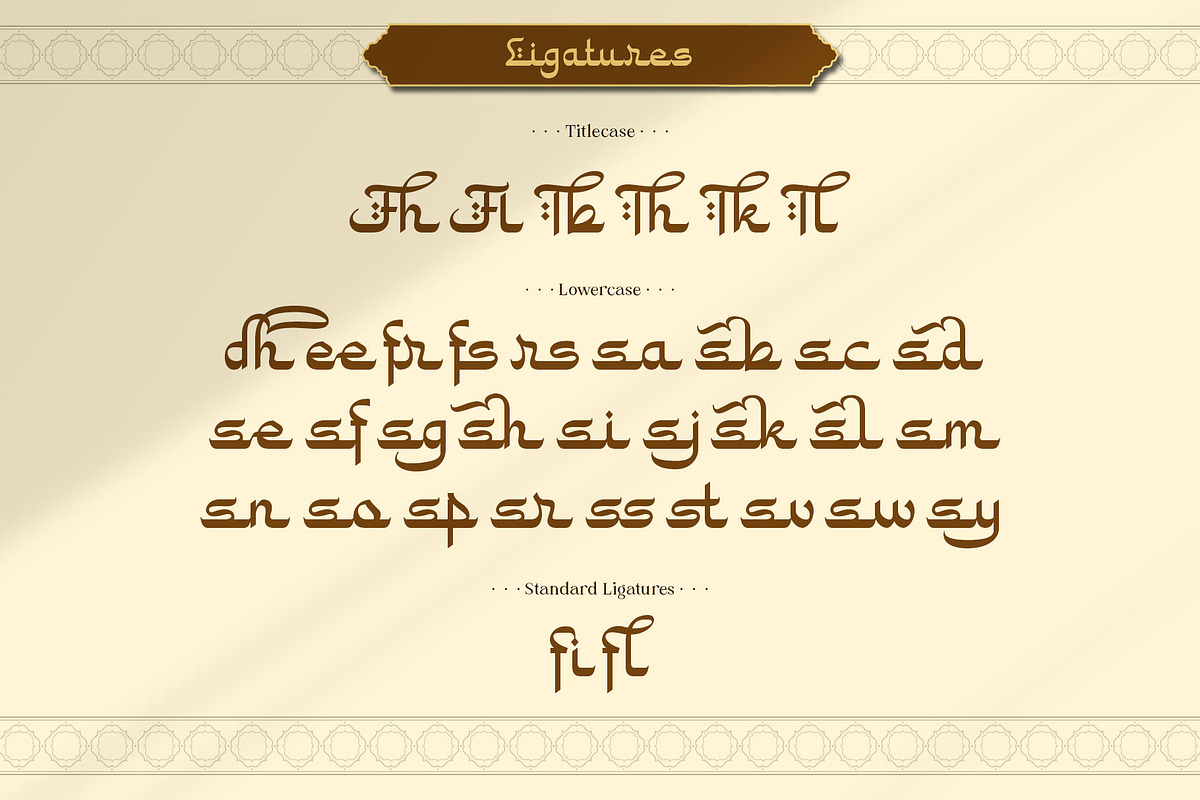 Mushym Arabic Typeface, a Sans Serif Font by alit design (Photo 17 of 23)