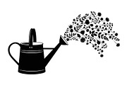 Floral Watering Can Design Bundle, an Illustration by Gaye Art (Thumbnail 5 of 31)