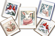 Cozy Winter Stamps Png Clipart, a Transportation Illustration by Digital Artistic99 (Thumbnail 9 of 10)