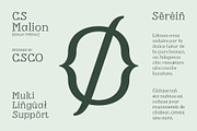 CS Malion – Classic Font, a Serif Font by Craft Supply Co. (Thumbnail 5 of 8)