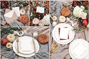 Autumn pumpkins mockups set, a Print Template by Tabita's shop (Thumbnail 4 of 7)