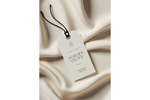 Label Tag Mockup Editable PSD