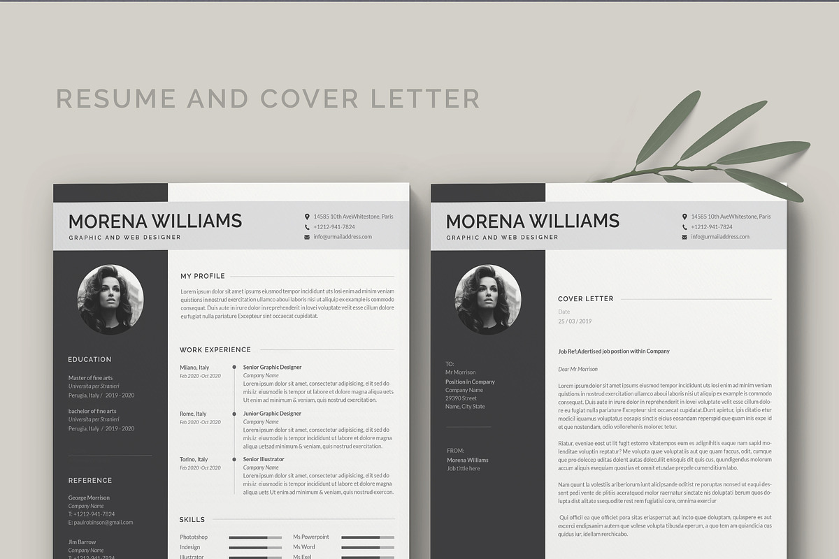 Resume Morena, a Resume Template by Astut (Photo 3 of 5)