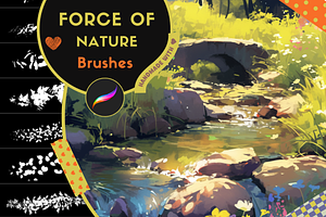 Procreate Premium Nature Brushes