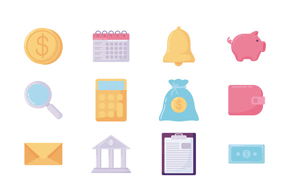 Finance & Taxes Illustration Set preview 2