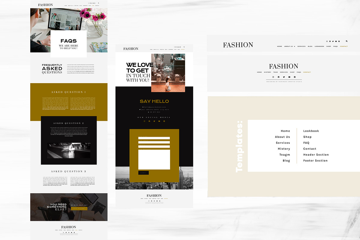 Fashion | Elementor Template Kit, an UI Kit Template by Touringxx Creative Studio (Photo 4 of 5)