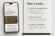 Squarespace Template for Therapists, a Squarespace Template by Glowup Online (Thumbnail 6 of 7)