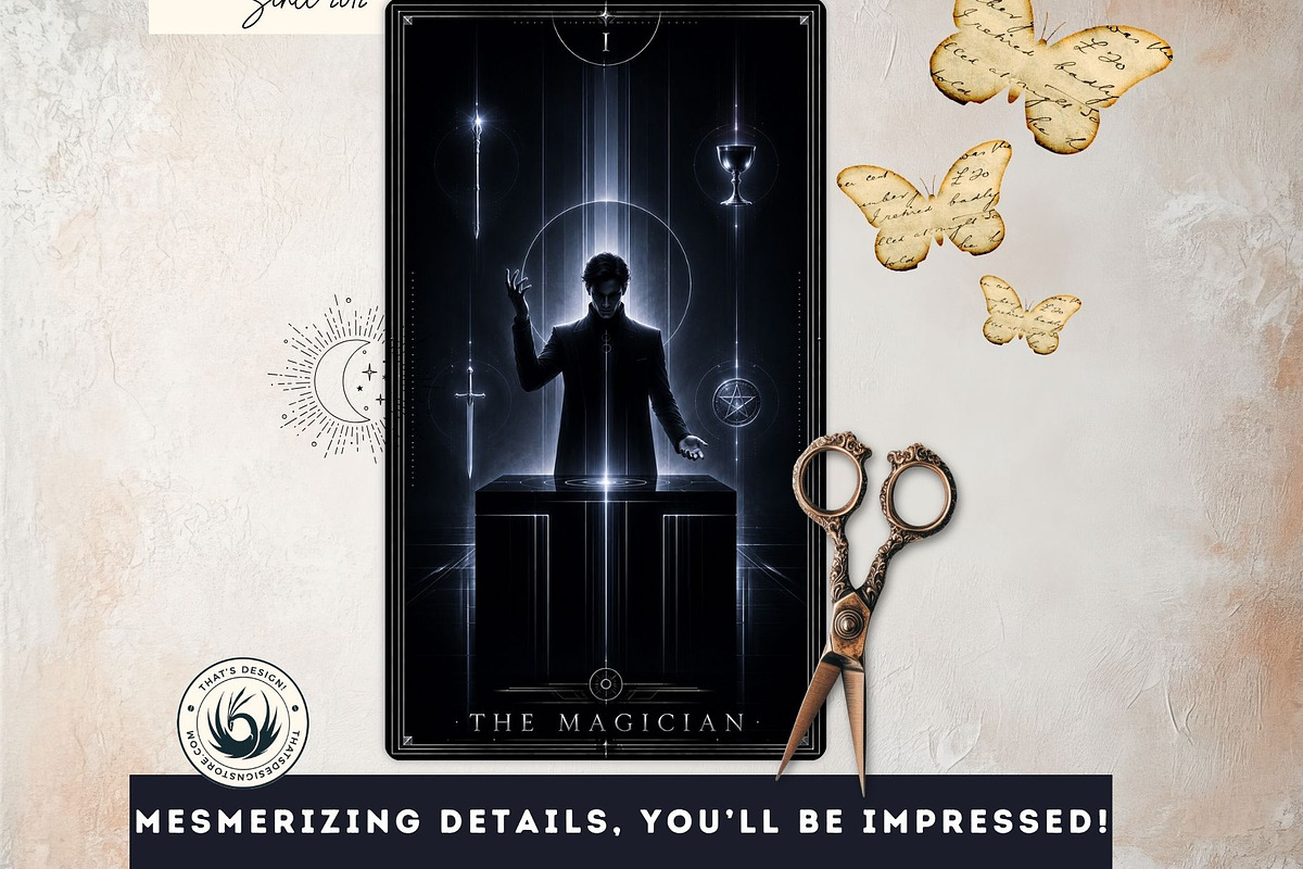 The Nocturne Arcana Dark Tarot cards, a Decorative Illustration by ThatsDesignArt (Photo 9 of 10)