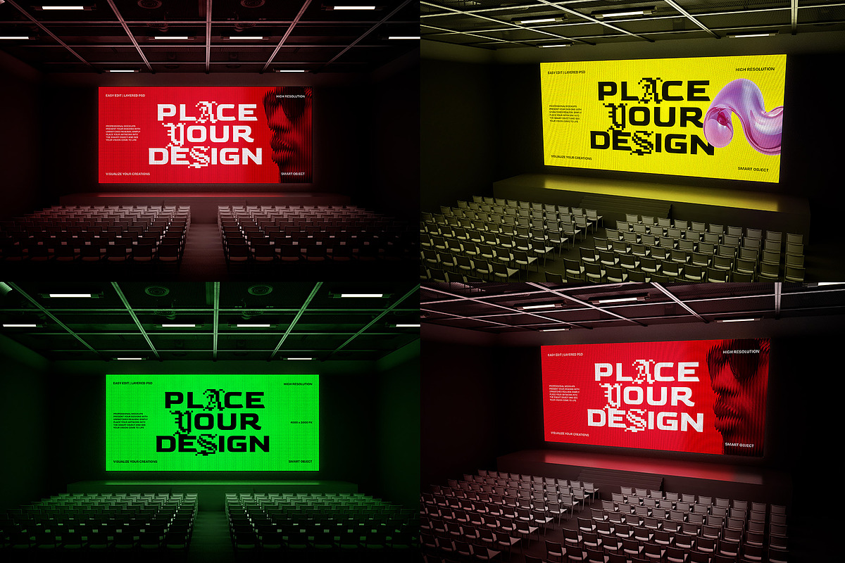 Digital Screen Mockup, an Advertising Mockup by Jiwstudio (Photo 2 of 8)