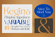 Kegina - Font Family, a Sans Serif Font by Attract Studio (Thumbnail 6 of 18)