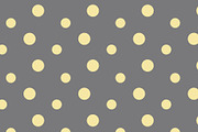 Butter Yellow and Grey Polka Dot, a Pattern Graphic by Sharon Schwalbe (Thumbnail 5 of 6)
