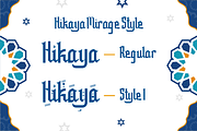 Hikaya Mirage - Arabic Display Font, a Font by PutraCetol Studio (Thumbnail 6 of 11)