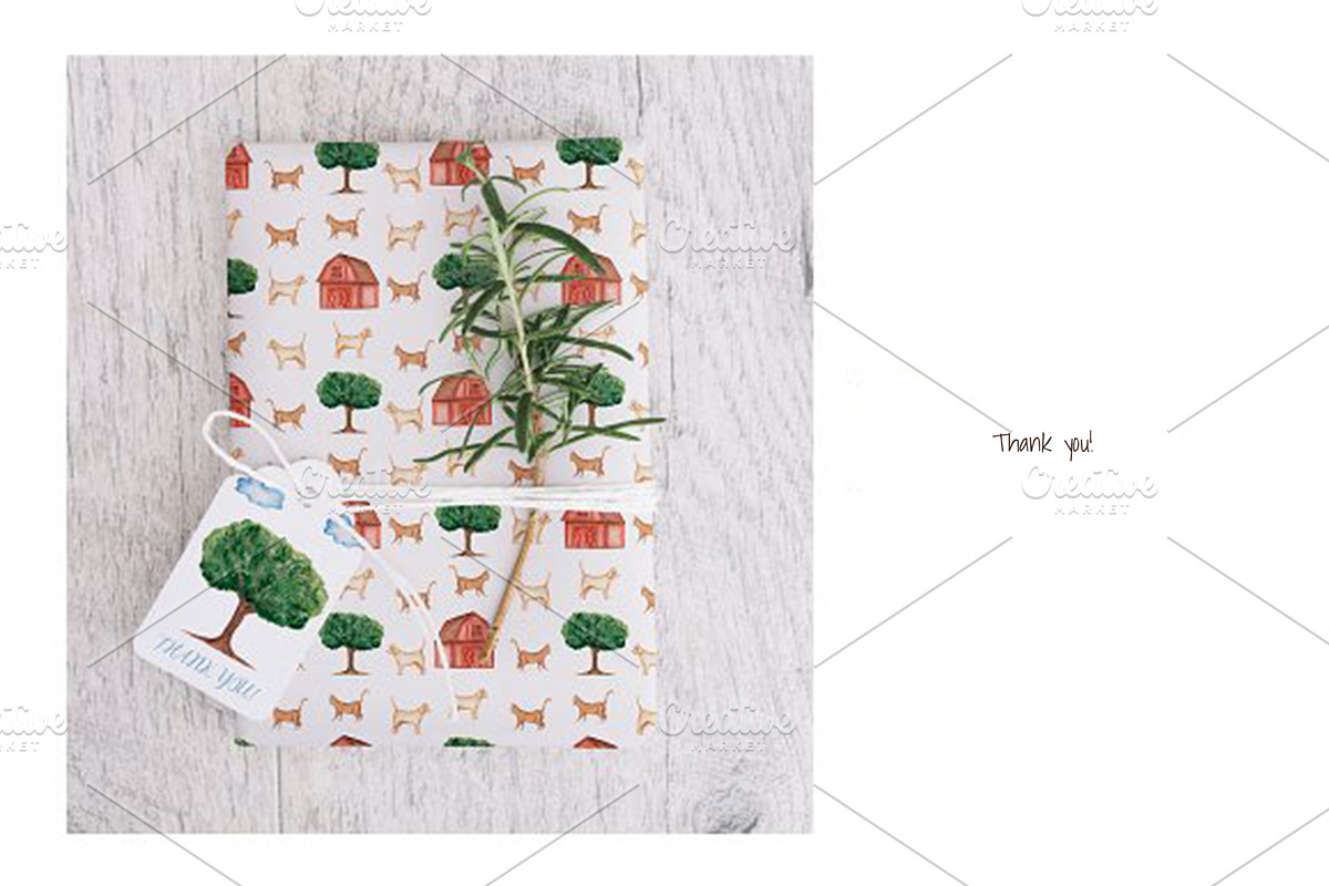 Watercolor Farm life, an Animal Illustration by MayaNavits (Photo 10 of 10)