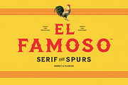 El Famoso - A Western Style Font, a Serif Font by Komet & Flicker (Thumbnail 1 of 12)