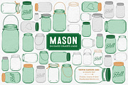 Emerald Jar Vectors & Clipart, an Illustration by Amanda Ilkov (Thumbnail 1 of 4)