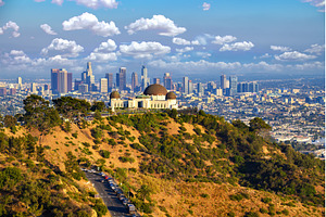 Griffith Observatory and Los Angeles