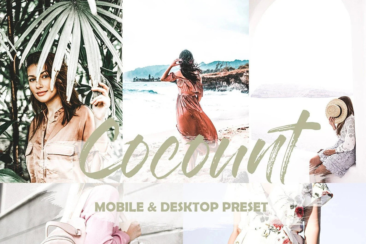 10 White Cocount Lightroom Presets, a Preset Add-On by LucaTheme (Photo 1 of 8)