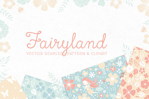 Fairyland Patterns And Clipart