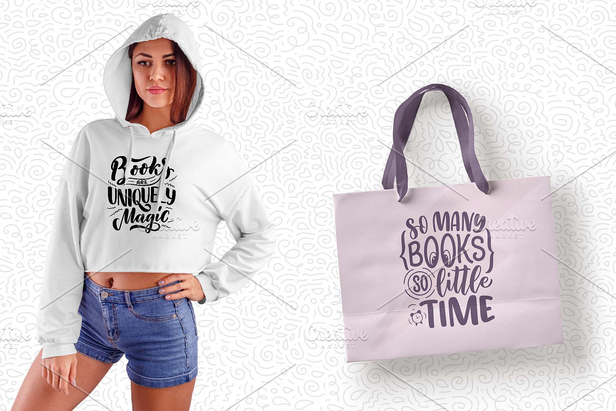Books Lettering Quotes, a Decorative Illustration by Artlana (Photo 3 of 4)