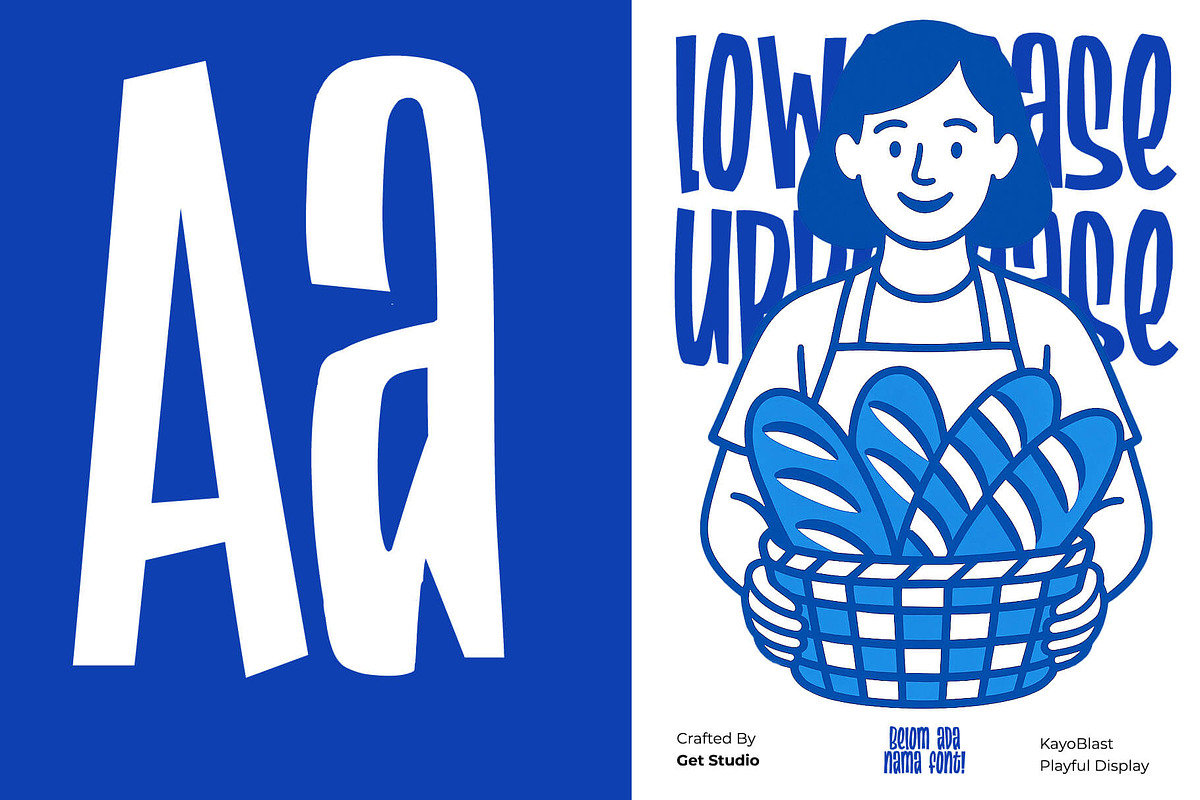 KayoBlast - Playful Display Font, a Sans Serif Font by Get Studio (Photo 3 of 10)