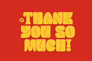 GF Cheese - Bold Funky Font, a Sans Serif Font by GroovyFontCo (Thumbnail 9 of 9)