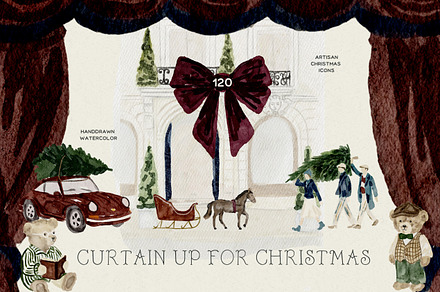 Classic Christmas Watercolor & Cards