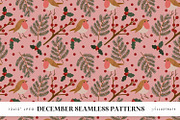 Festive Christmas Pattern Pack, a Pattern Graphic by illuztrate (Thumbnail 3 of 5)