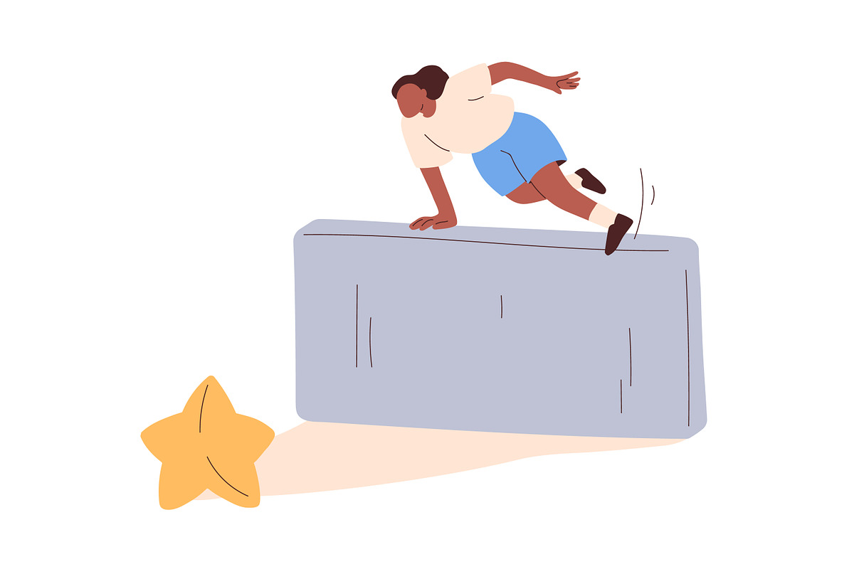 People achieving goals concept set, a Person Illustration by Good Studio (Photo 6 of 7)