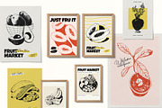 Summer Fruits Poster Builder, an Object Graphic by KetteCreate (Thumbnail 8 of 17)