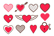 Bows & Hearts, an Object Graphic by ianakauri (Thumbnail 4 of 16)