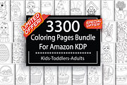 3000+ Kids Coloring Pages Bundle, an Object Graphic by ThePhoton (Thumbnail 5 of 5)