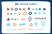 Orange is the new Blue, a Pattern Graphic by Suphansa (Thumbnail 6 of 8)