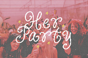 Curly Blush Cute Curly Script, a Handwritten Font by Littlehand (Thumbnail 2 of 9)